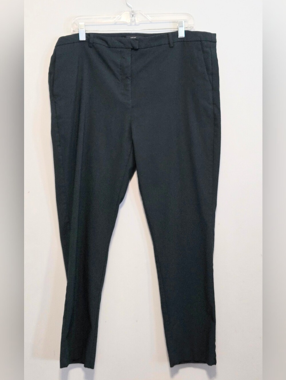 Mango MNG Hunter Green Hi-Rise Ankle Dress Pants Women's Size 18 Straight